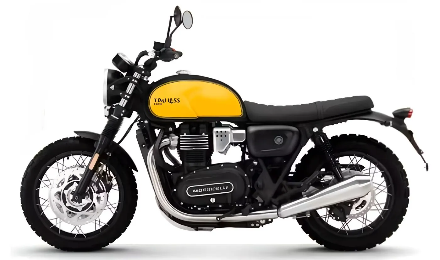 Filtrada una nueva moto maxiscrambler retro de dos cilindros y 1.200 c.c. de la marca Morbidelli