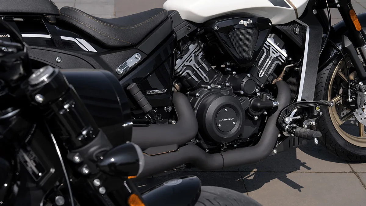 Morbidelli C652V: una cruiser diferente con motor V-Twin y chasis de aluminio